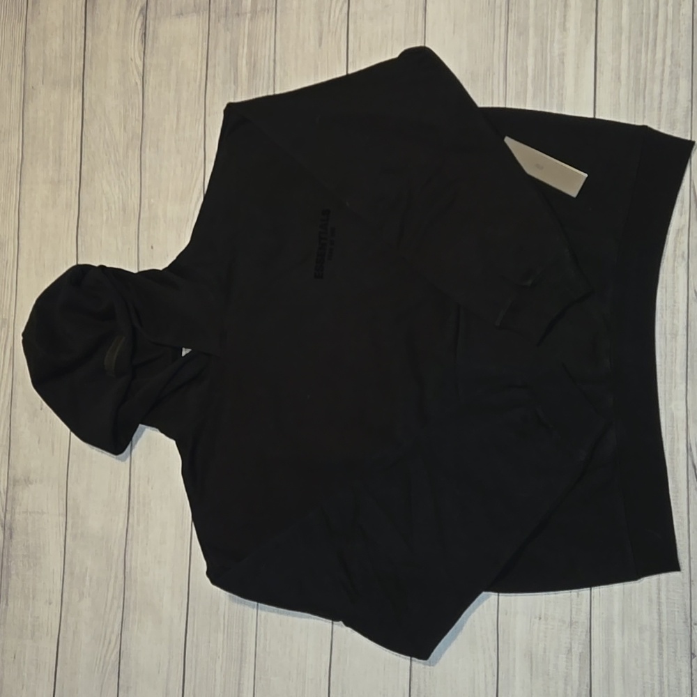 Essentials Fear of God Men's Stretch Limo Hoodie Black L & XL NWT